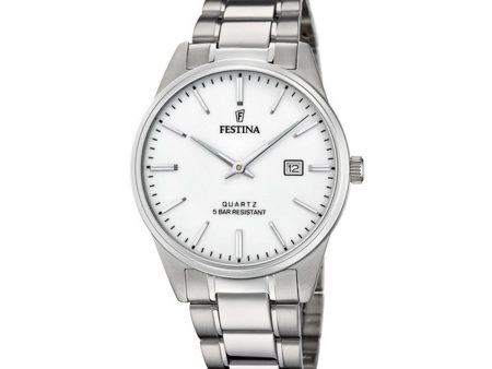 Men s Watch Festina F20511 2 Silver Cheap