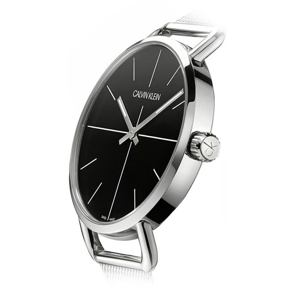 Men s Watch Calvin Klein K7B21121 Black Silver For Sale