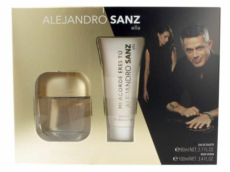 Women s Perfume Set Alejandro Sanz Mi acorde eres tú 2 Pieces (2 pcs) Cheap