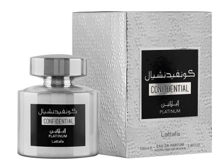 Men s Perfume EDP Lattafa Confidential Platinum 100 ml For Discount