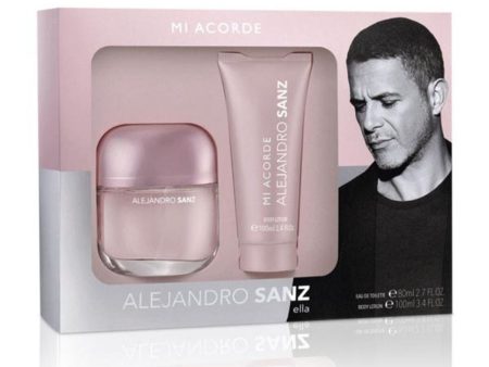 Women s Perfume Set Mi Acorde Alejandro Sanz BF-8436581940787_Vendor (2 pcs) 2 Pieces Discount