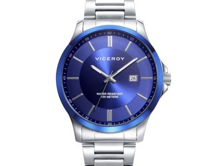 Men s Watch Viceroy 401289-37 Silver (Ø 43 mm) Online Sale