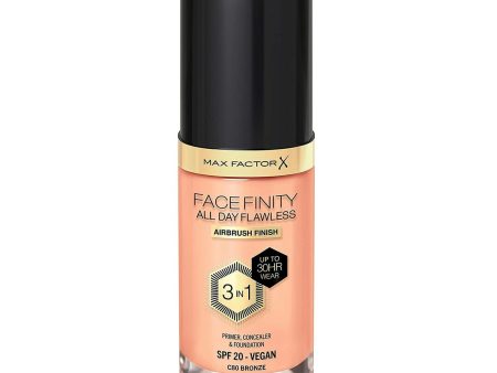 Crème Make-up Base Max Factor Facefinity 3-in-1 Spf 20 Nº 80 Bronze 30 ml Online