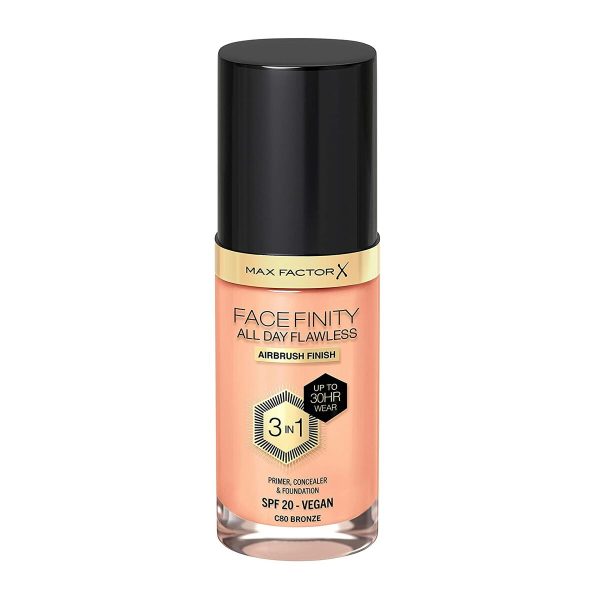 Crème Make-up Base Max Factor Facefinity 3-in-1 Spf 20 Nº 80 Bronze 30 ml Online