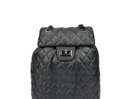 Casual Backpack Anna Luchini SS22-AL-2165-NERO Black 22 x 32 x 11 cm Fashion