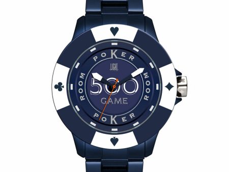 Unisex Watch Light Time POKER (Ø 41 mm) on Sale