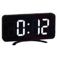 Table-top Digital Clock Black ABS 15,7 x 7,7 x 1,5 cm (12 Units) Sale