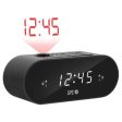 Radio Alarm Clock with LCD Projector SPC 4586N Black Online now