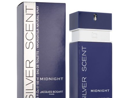 Men s Perfume Jacques Bogart EDT Silver Scent Midnight 100 ml For Discount