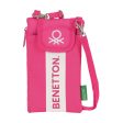 Purse Benetton Raspberry Mobile cover Fuchsia For Discount