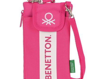 Purse Benetton Raspberry Mobile cover Fuchsia For Discount