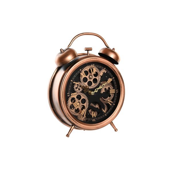 Table clock DKD Home Decor Multicolour Copper Crystal Iron Vintage 26 x 8 x 33,5 cm Sale